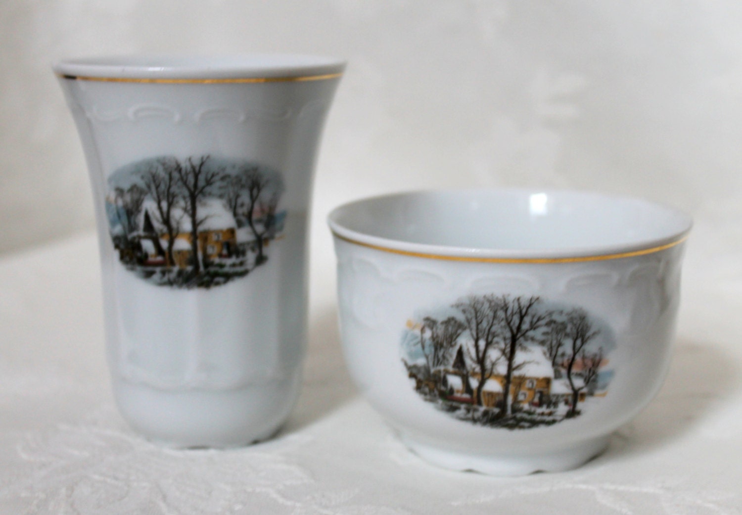 Vintage Crown Bavaria Germany Quality Porcelain by AnnelesAttic