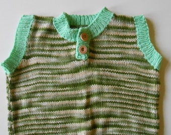 boys knitted tank top