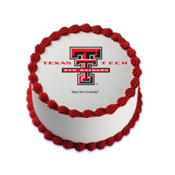 Texas Tech University Edible Image Cake Topper by ABirthdayPlace