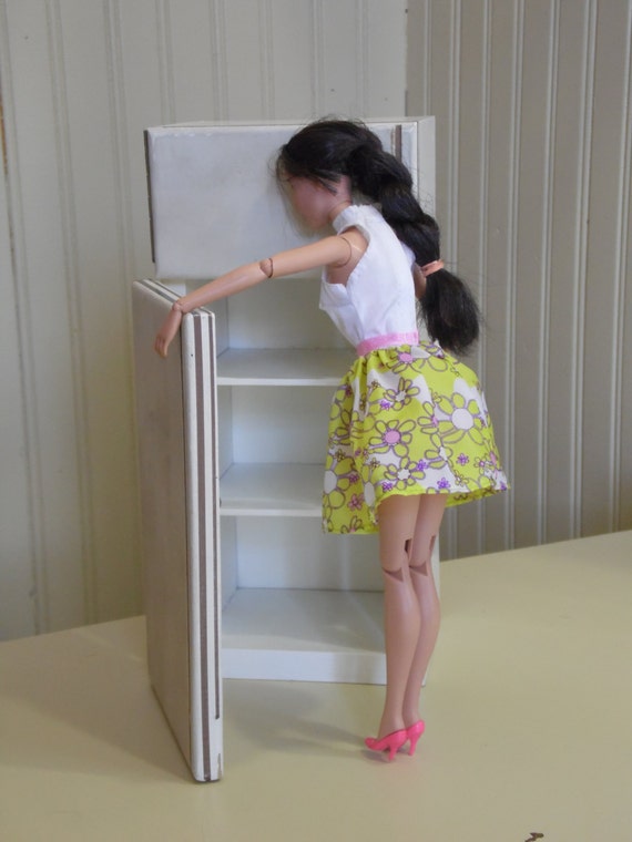 diy barbie refrigerator