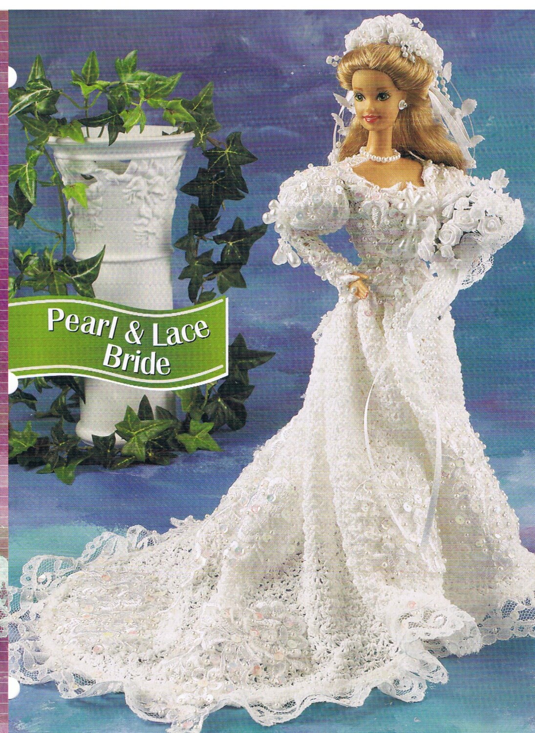 Barbie crochet dress pattern /bride dress/pdf