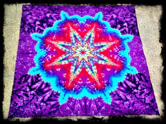 dyed tapestry Lotus flower mandalacotton tapestry Mandala Tapestry 