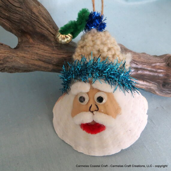 items similar to santa with teal trim knit hat sea shell items similar to santa with teal trim knit hat sea shell