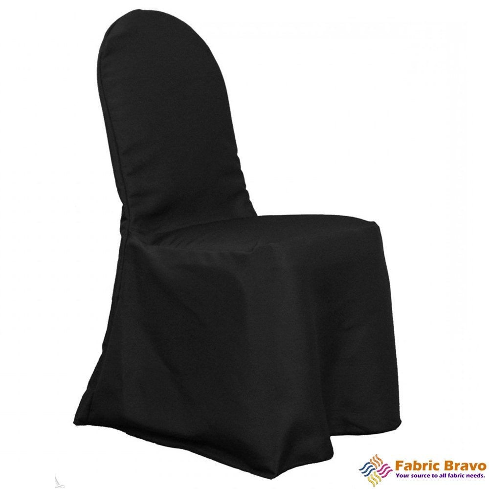 Black Banquet Chair Cover for Weddings Hotels Functions and