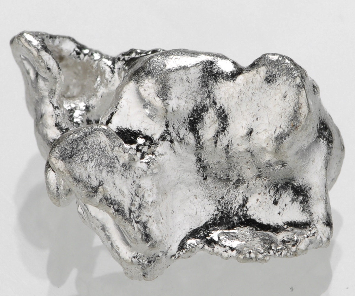 5.78 Gram Natural Pure Silver Nugget Bullion Sample Specimen