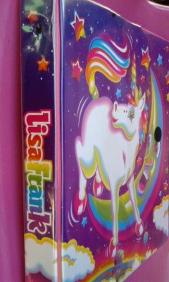 Lisa Frank Unicorn/Moon 3Ring Binder/Notebook by SylviaJulie