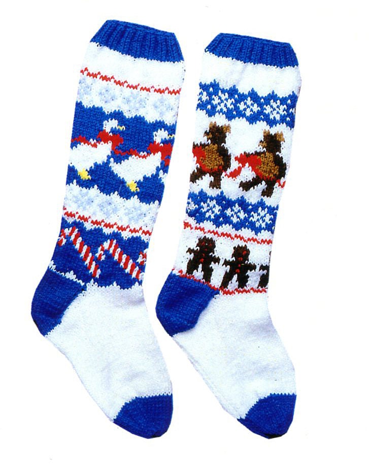 Personalized Geese or Bears Christmas Stocking