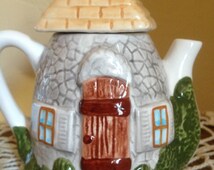 Popular items for cottage tea pot on Etsy