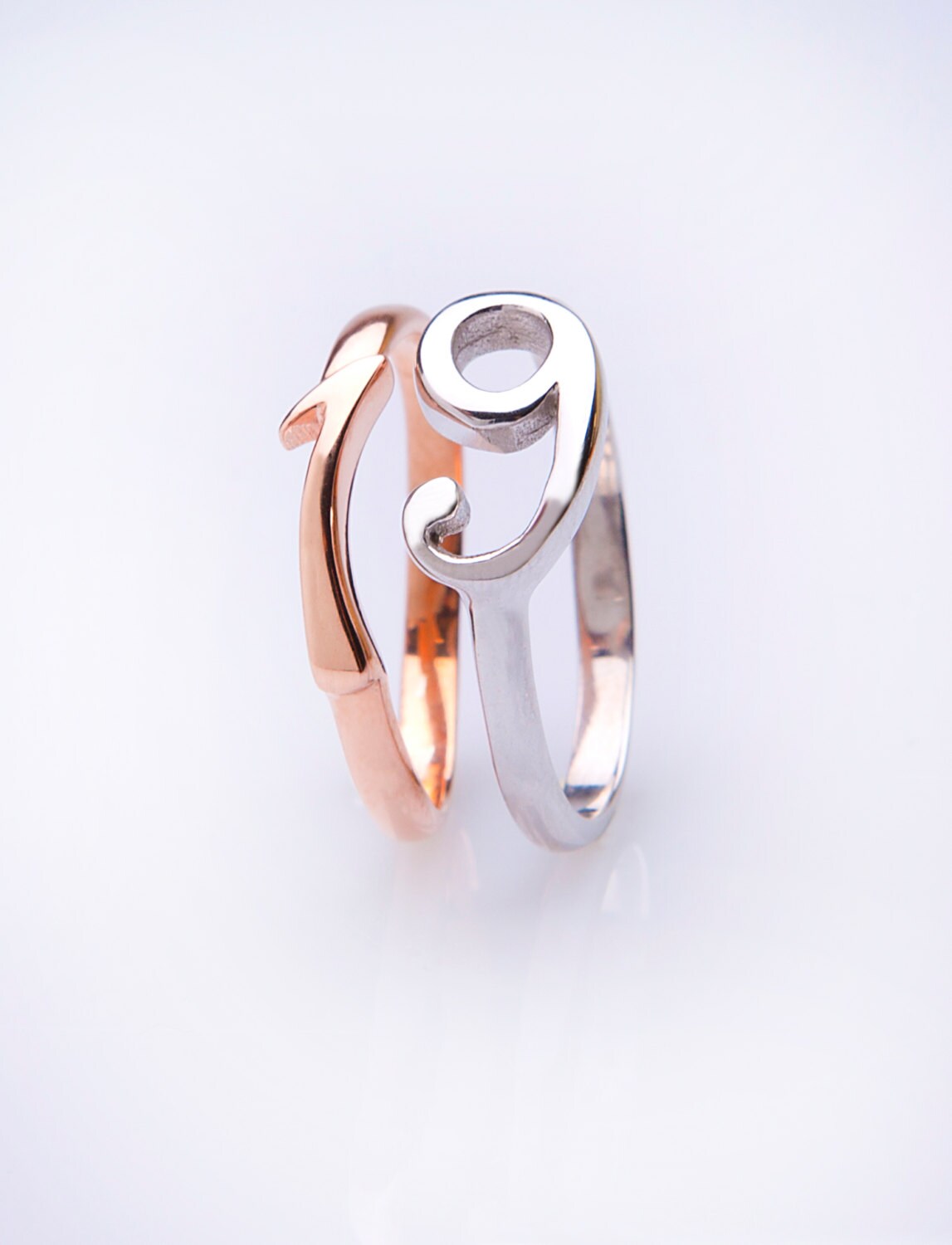 Silver number ring Lucky number ring Favourite by elegantjewelbox