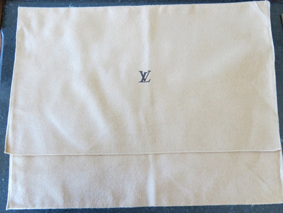authentic Louis Vuitton LV dust bag cover for purse by leisurepony
