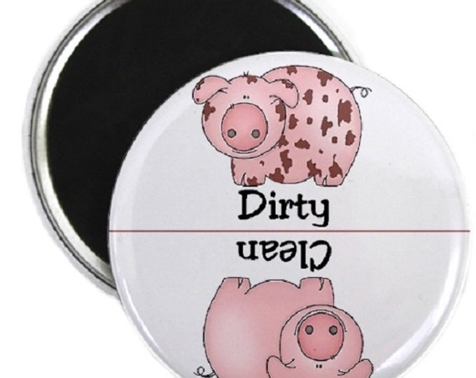 Pig #2 Clean Dirty Dishwasher Magnet