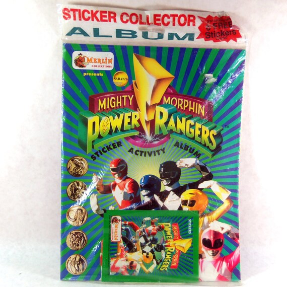 Power Rangers Sticker Collector Album Sealed by TheJunkinSailor