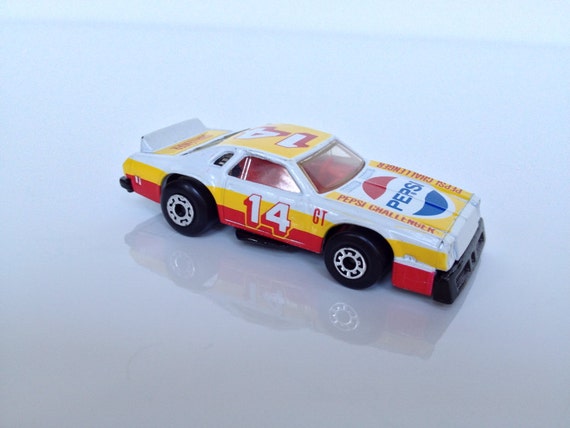 Vintage Pepsi Challenger Matchbox Toy Car by RetroAlleyVintage