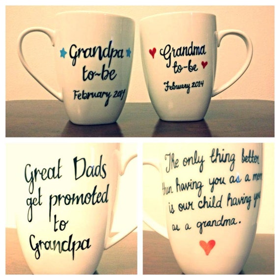 Items similar to Grandparents Mugs on Etsy
