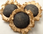 Primitive Sunflower Ornies. Bowl Filler, Fall, Gift, Handmade, Primitive, Hand Crafted, Original Design