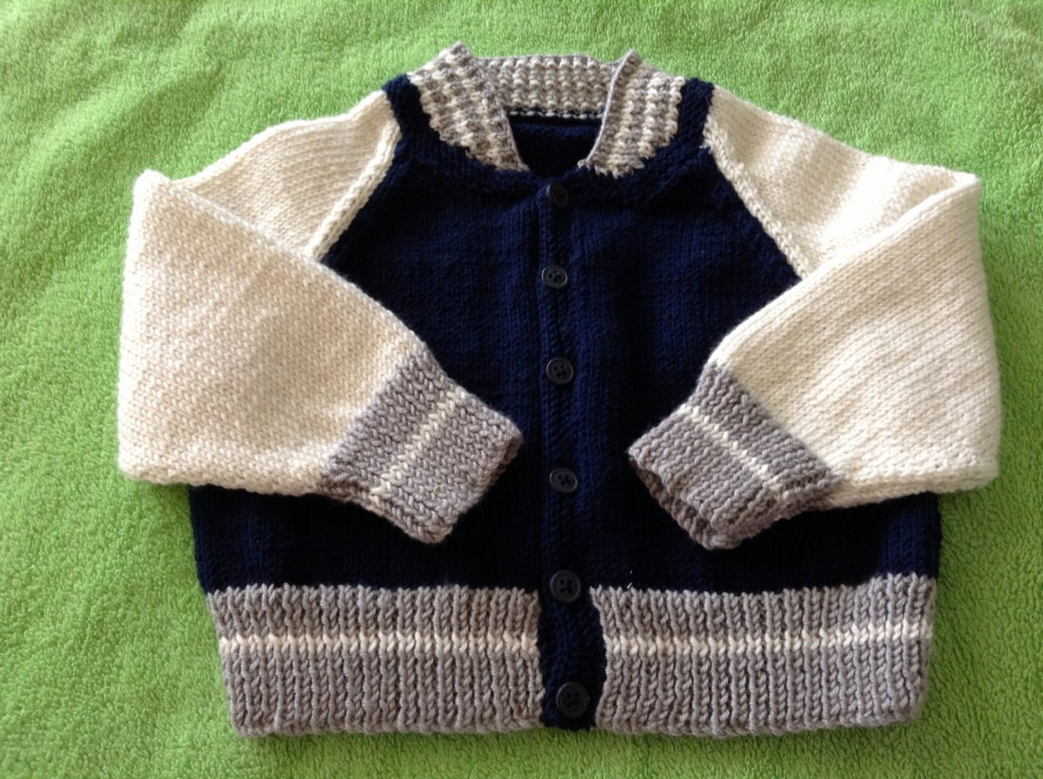 Items similar to Baby Boys Size 6-9 months button down sweater on Etsy