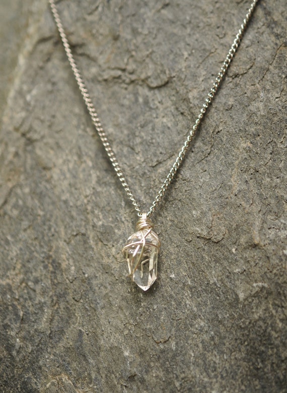 Dreaming of You Arkansas Quartz Crystal Necklace Charged
