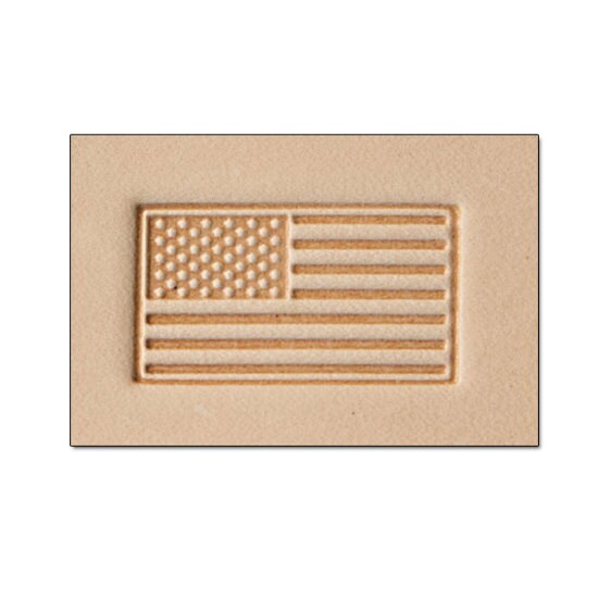 American Flag Leather Stamp Tool