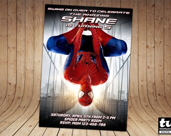The Amazing Spiderman Invitation