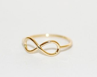 25% off- SALE!!! 14k gold filled Infinity Love Friendship Ring - Thumb ...