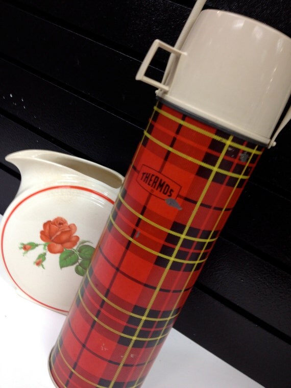 thermos tartan