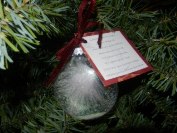 Items similar to Feather from Heaven Glass Ornament on Etsy