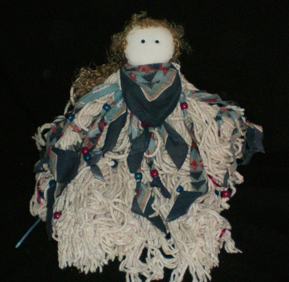 Cowgirl Mop Head Doll