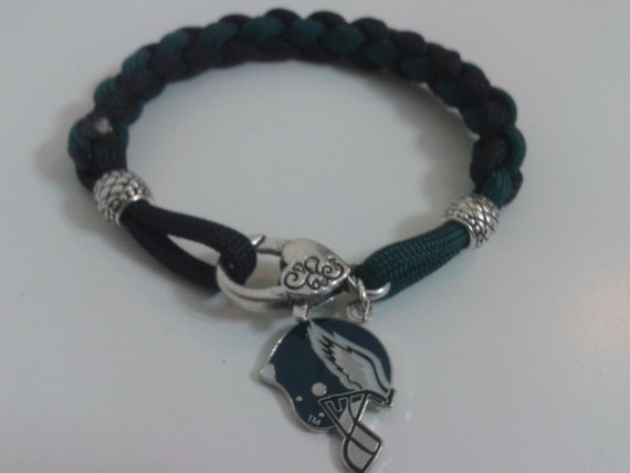 Philadelphia Eagles Paracord Bracelet by StonedElements on Etsy