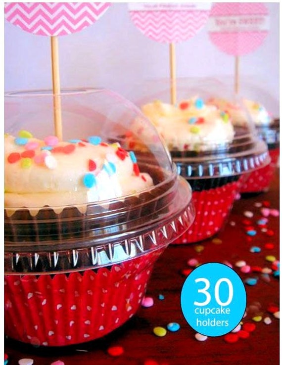30 Cupcake Boxes Birthdays Baby Showers Anniversary