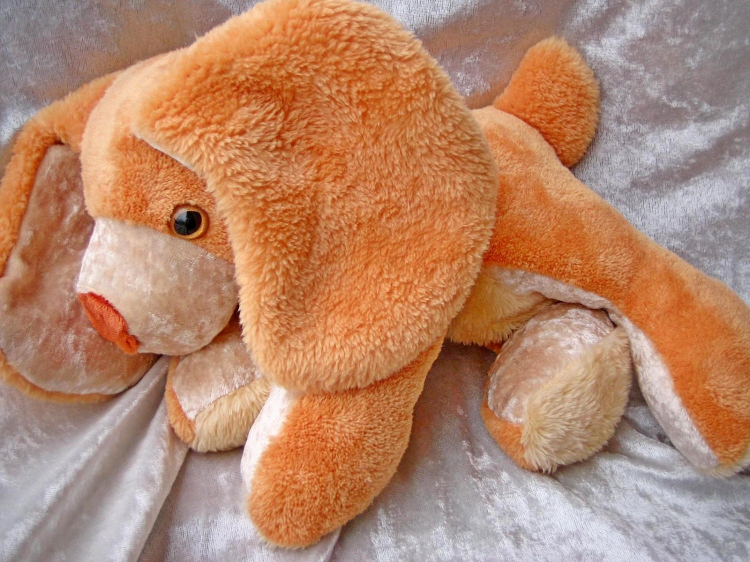 orange dog plush