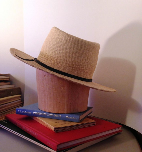 Vintage Men's Fedora Panama Hat from L. L. Bean