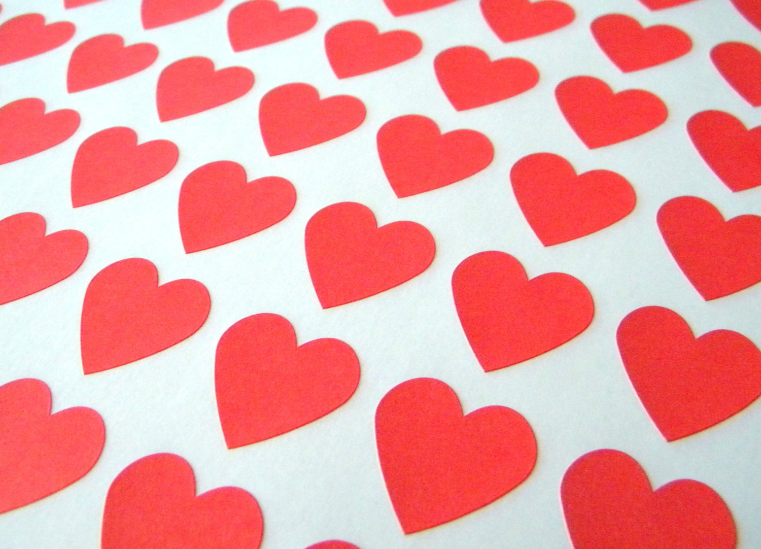 108 red mini heart stickers 34 heart scrapbook