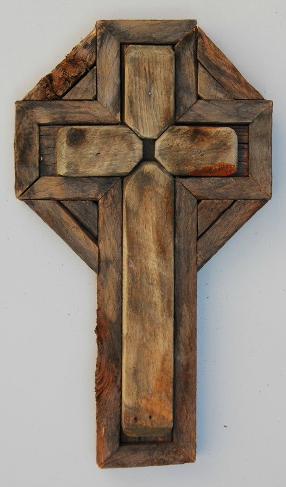 Handcrafted Pine Wood Cross for Easter made in Taos by Kikiculture