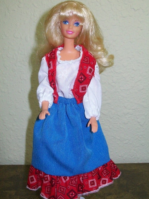 barbie cowgirl costume