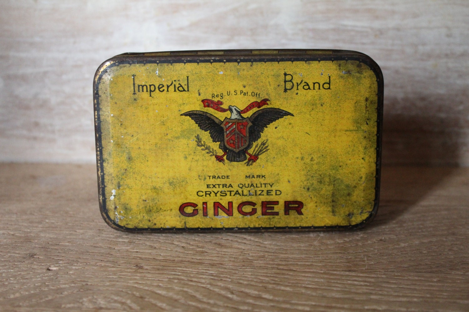 Vintage Imperial Brand Ginger Tin Advertising Candy – Haute Juice