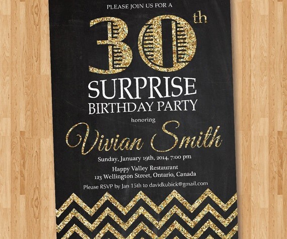 Surprise Birthday Invitations For Adults 6