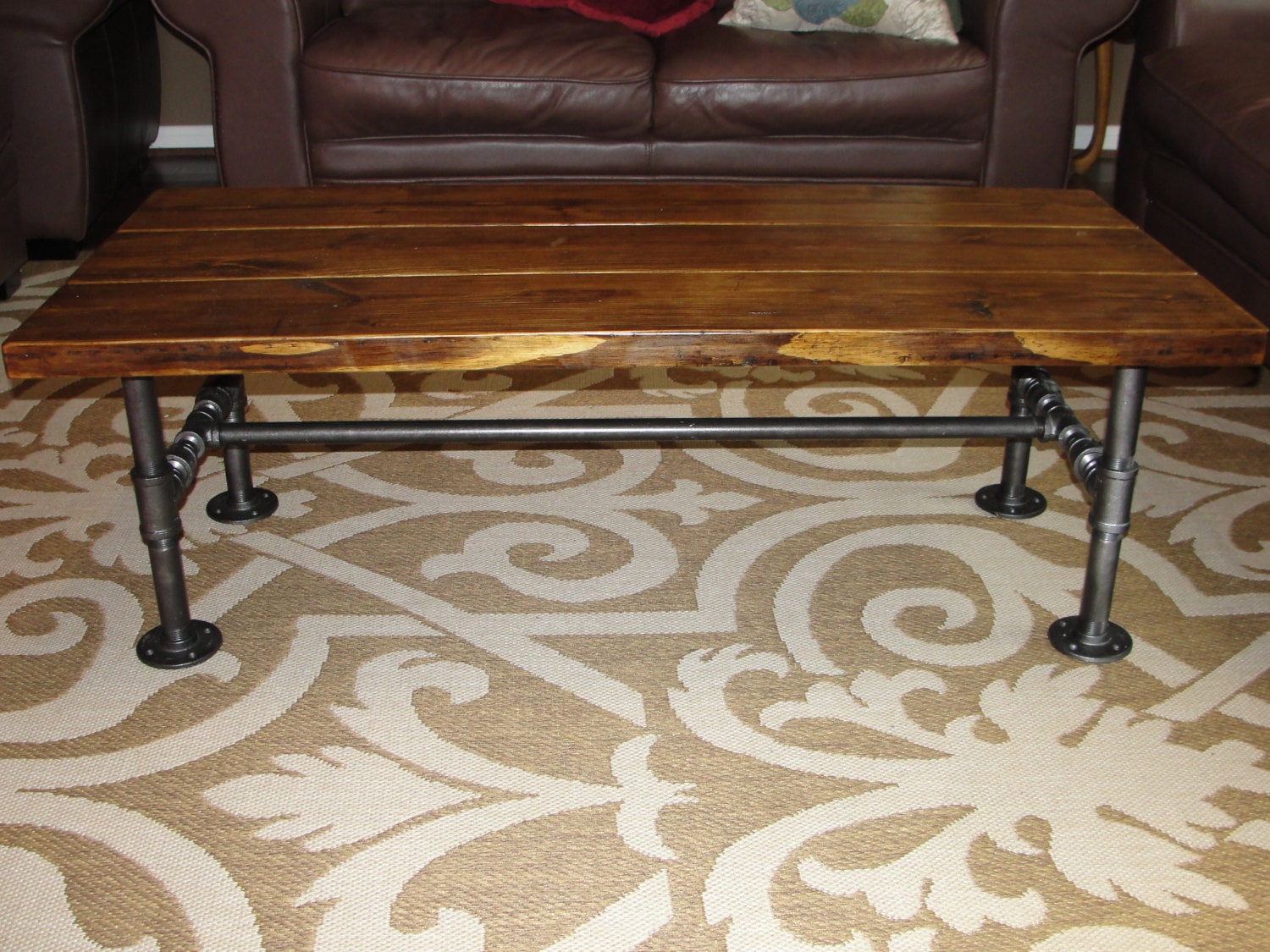 Industrial Pipe Fitting Coffee Table Greater Houston Texas