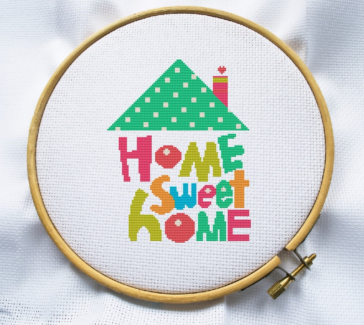 Home Sweet Home cross stitch pattern Instant Download Free