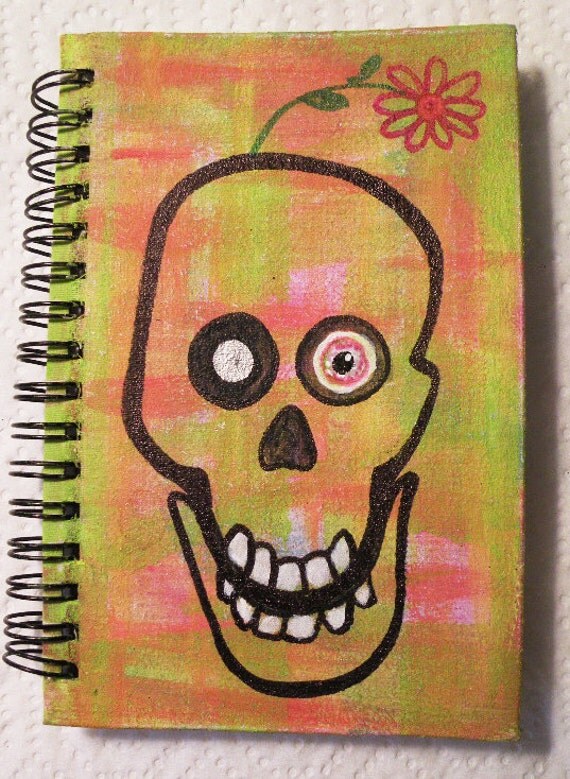Items similar to Canvas Notebook / Journal original art on Etsy