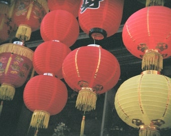 Chinese Lanterns, Holga Photography, Digital Photo Download