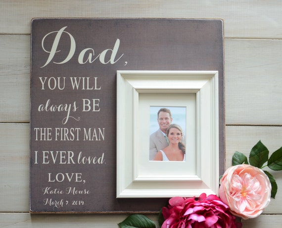 FramesFather of the Bride Gift Parents Thank You Gift Wedding Gift ...
