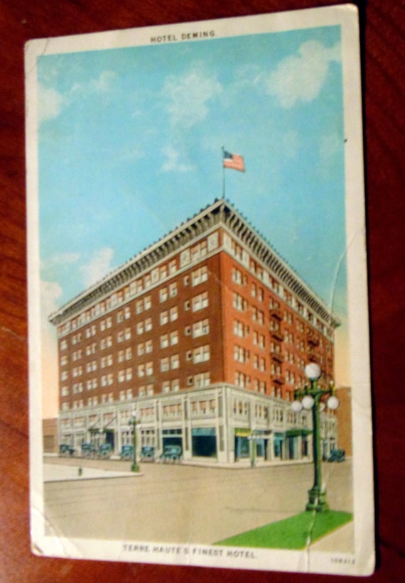 Terre Haute Postcards - Deming Hotel (1)