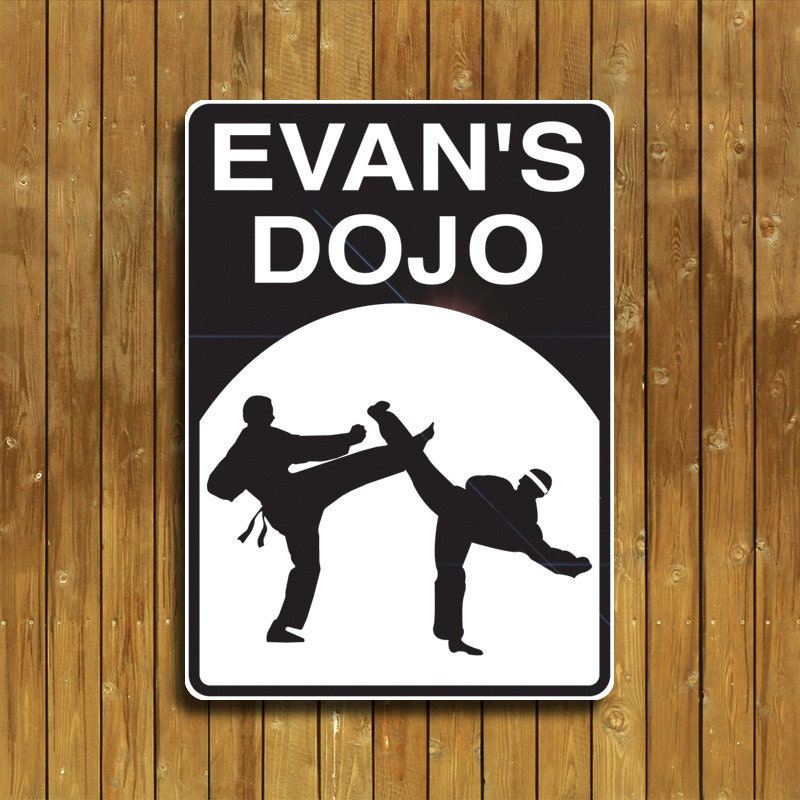 Personalized Karate sign