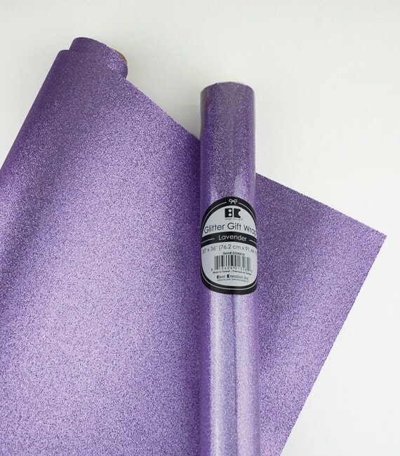 Glitter Wrapping PaperLavender Color GGW010 by BestGiftWrap
