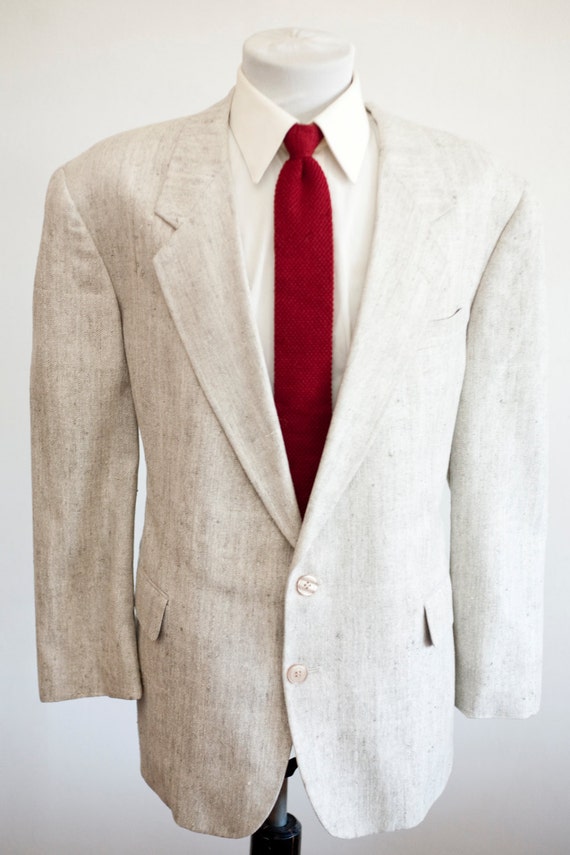 Size 46 Short Vintage Silk Sport Coat