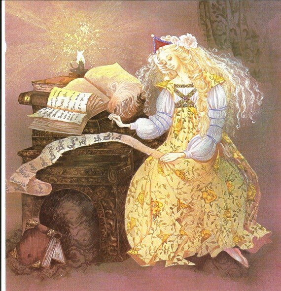 Fairy Tale Print Rumpelstiltskin Vintage