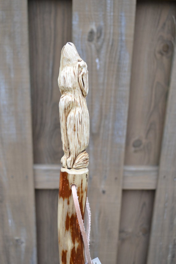 clay perry: newly finished... wizard & snake walking stick