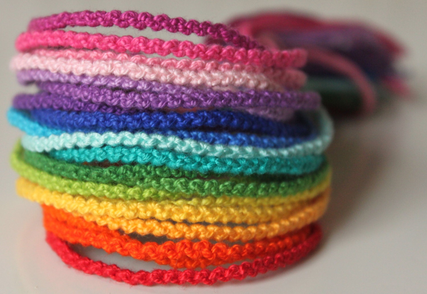 Single Color Friendship Bracelet By MissyMaeDesigns On Etsy