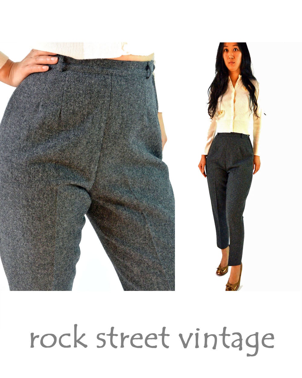 wool cigarette pants