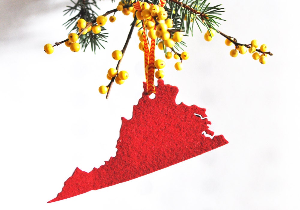 virginia ornament virginia christmas ornament felt virginia ornament virginia christmas ornament felt